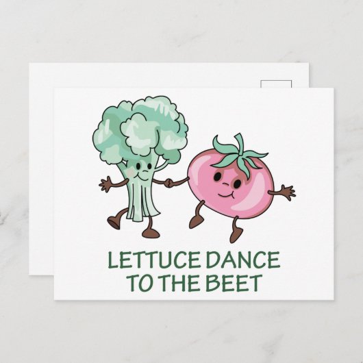 Veggie Humor Briefkaart (Voorkant / Achterkant)