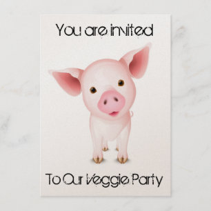 Veggie Invitation card Kaart