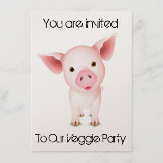 Veggie Invitation card Kaart