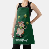 Veggie Kerstmis! Cavia jongleerspruiten Schort (Insitu)