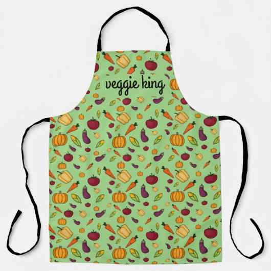 Veggie King All-Over Print Schort (Voorkant)