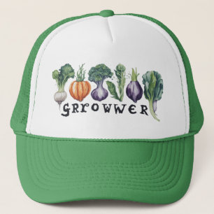 "Veggie kweker Pet: cultiveer uw stijl" Trucker Pet
