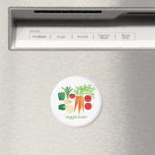 Veggie liefhebber Gemengde verse groenten Magneet (Insitu (Vaatwasser))
