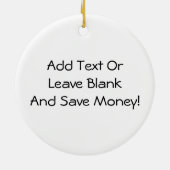 Veggie Lover Keramisch Ornament (Achterkant)