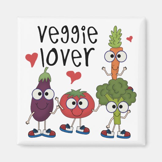 Veggie Lover Magneet (Voorkant)