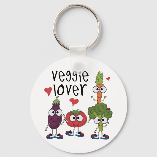 Veggie Lover Sleutelhanger (Voorkant)