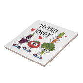 Veggie Lover Tegeltje (Zijkant)