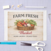 Veggie Market  Tissuepapier (Craft)