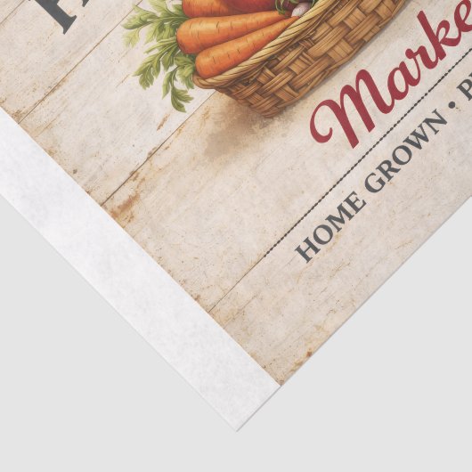 Veggie Market Tissuepapier (Detail)