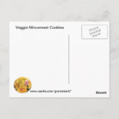 Veggie Mincemat Cookie Recipe Briefkaart (Achterkant)