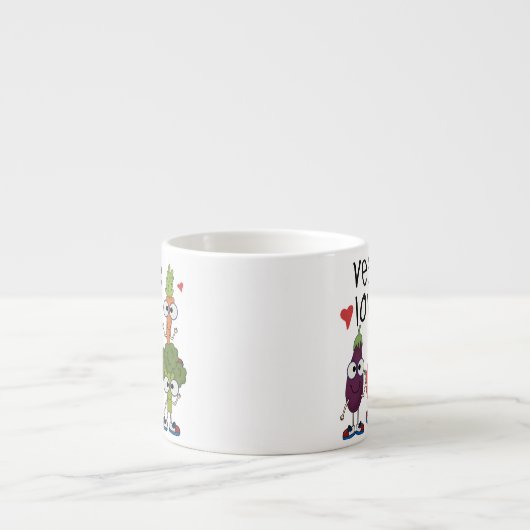 Veggie Minnaar Espresso Kop (Voorkant)
