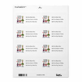Veggie Minnaar Etiket (Full Sheet)
