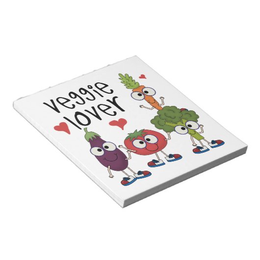 Veggie Minnaar Notitieblok (Schuin)