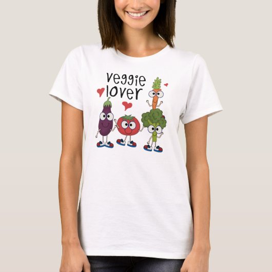 Veggie Minnaar T-shirt (Voorkant)