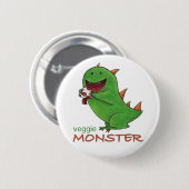 Veggie Monster Button (Voorkant /achterkant)