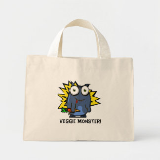 Veggie Monster Canvas tas