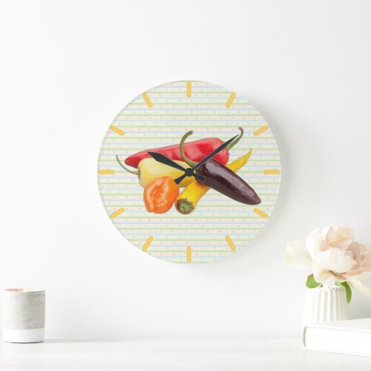 'Veggie' o' klok' wandklok (Huis)