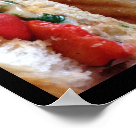 Veggie Panini Foto Poster (Hoek)