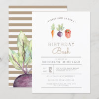 Veggie Patch | Waterverf Birthday Bash