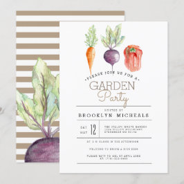 Veggie Patch | Waterverf Garden Party Kaart