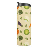 Veggie Pattern Garden Fresh On The Go Thermosbeker (Geroteerd rechts)