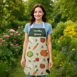 Veggie Pattern Schort – Sunshine & Veg