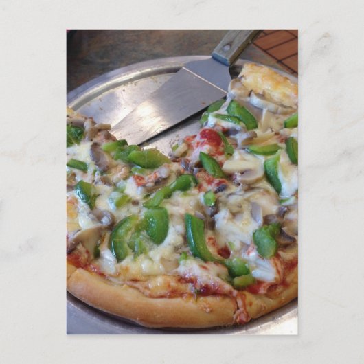 Veggie Pizza Slices Briefkaart (Voorkant)