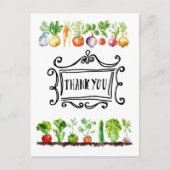 Veggie plantaardige Vegetarische waardering Briefkaart (Voorkant)