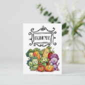 Veggie plantaardige Vegetarische waardering Briefkaart (Staand voorkant)