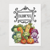 Veggie plantaardige Vegetarische waardering Briefkaart (Voorkant)