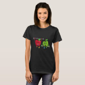 Veggie Power Apples Strength Vegan Protein Vegan T-shirt (Voorkant volledig)