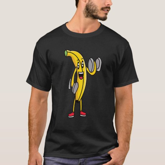 Veggie Power Banaan Power Vegan Eiwit Vegan T-shirt (Voorkant)