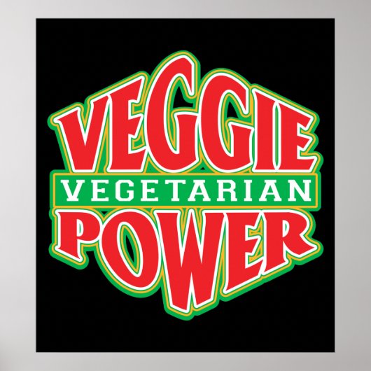 Veggie Power Poster (Voorkant)