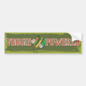 Veggie Powered 1 Bumpersticker (Voorkant)