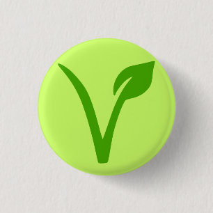 veggie pride , vegan , vegetariër , vegetariërs ,  ronde button 3,2 cm