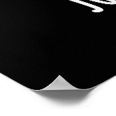 Veggie Puns Kale me Funny Food Pun Dark BG Poster (Hoek)