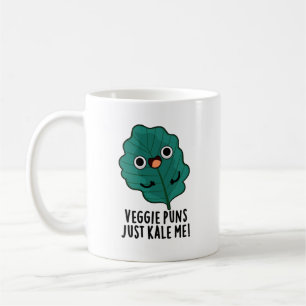 Veggie Puns Kale me Funny Food Pun Koffiemok