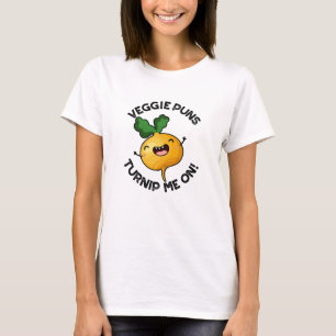 Veggie puns Verwen me op Grappige Plantaardige Pun T-shirt