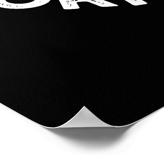 Veggie Puns Verwen me op Grappige Pun Dark BG Poster (Hoek)