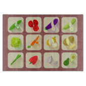 Veggie Raad van het Glassnijden van de Tuin Snijplank (Voorkant)