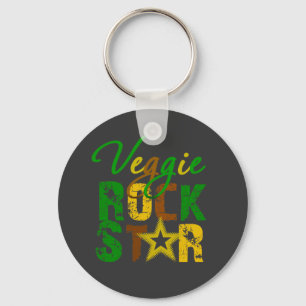 Veggie Rock Star Sleutelhanger
