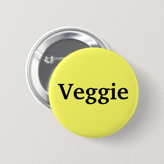 Veggie Ronde Button 5,7 Cm (Voorkant /achterkant)