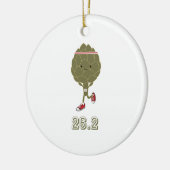 Veggie Runner 26.2 Keramisch Ornament (Links)