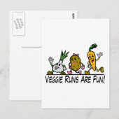 Veggie Runs Briefkaart (Voorkant / Achterkant)