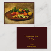 Veggie Salad Bord ATC Visitekaartje (Voorkant / Achterkant)