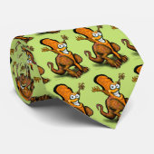 Veggie Saurus Rex Stropdas (Opgerold)