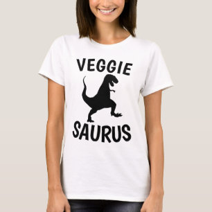 VEGGIE SAURUS T-shirts, Vegetarische T - shirts