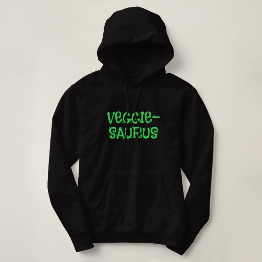 Veggie-Saurus Vegetarian Women's Sweatshirt (Design voorkant)