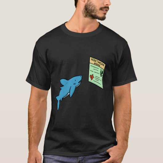 Veggie Shark T-shirt (Voorkant)