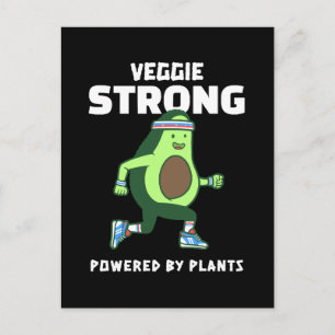 Veggie Sterk, Aangedreven door planten Briefkaart